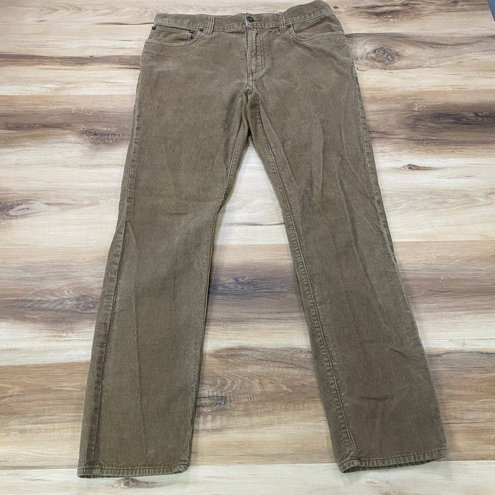 J. Crew The Driggs Corduroy Pants 31x30 Slim Fit 100% Cotton Brown